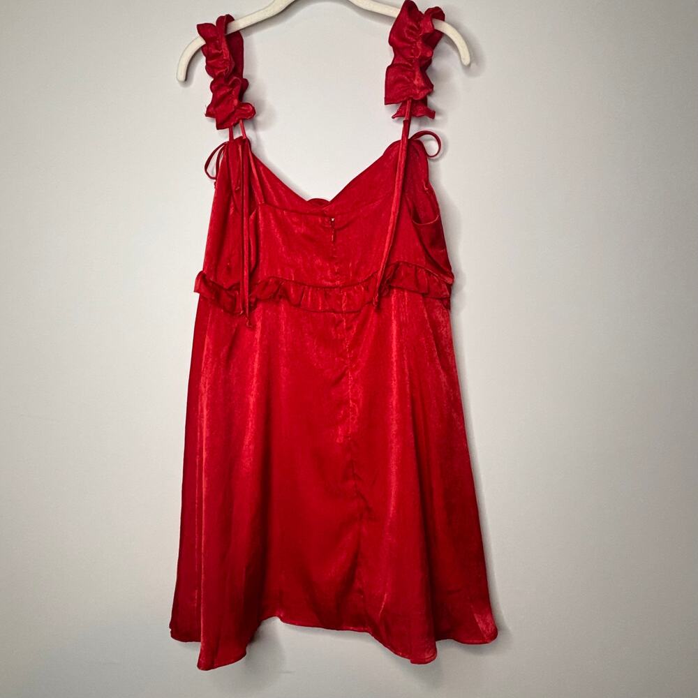 Red Y2K Mini Dress - Picture 3 of 7